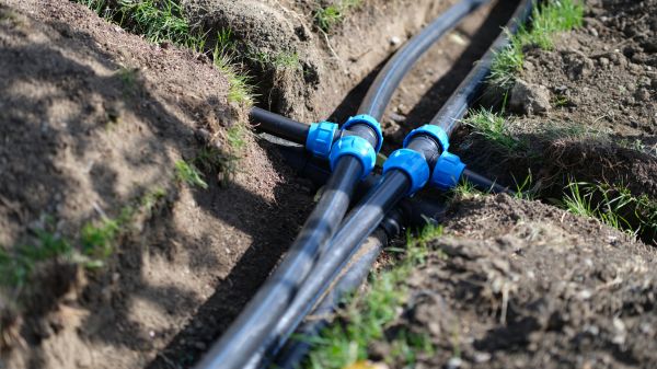 Underground Water Line Installation in Irving