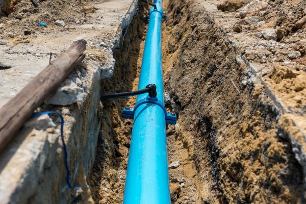 Water Main Installation in Irving