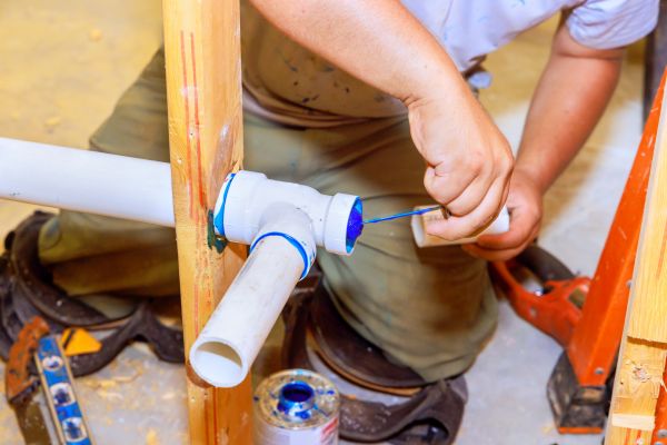 PVC Pipe Placement in Irving