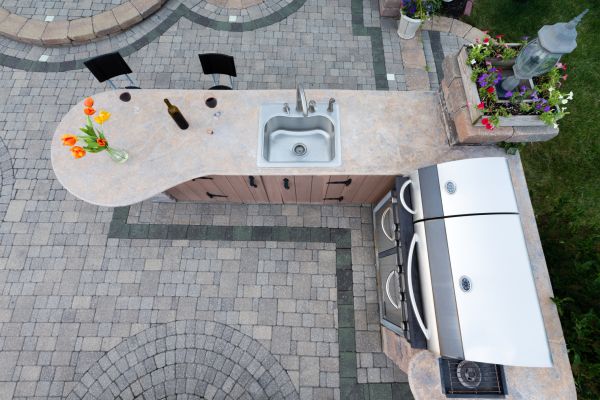 Outdoor Sink Installation in Irving